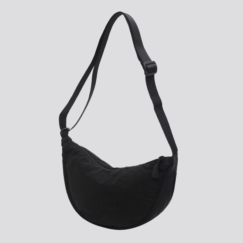 Women's Classic Style Solid Color Nylon Oxford Cloth Waist Bags