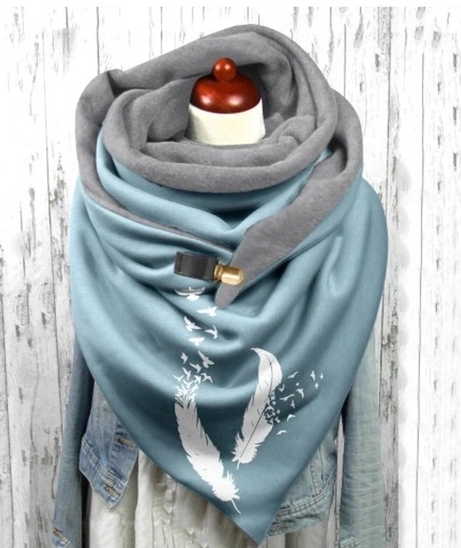 Women's Vintage Style Hedgehog Cat Butterfly Nylon Shawl