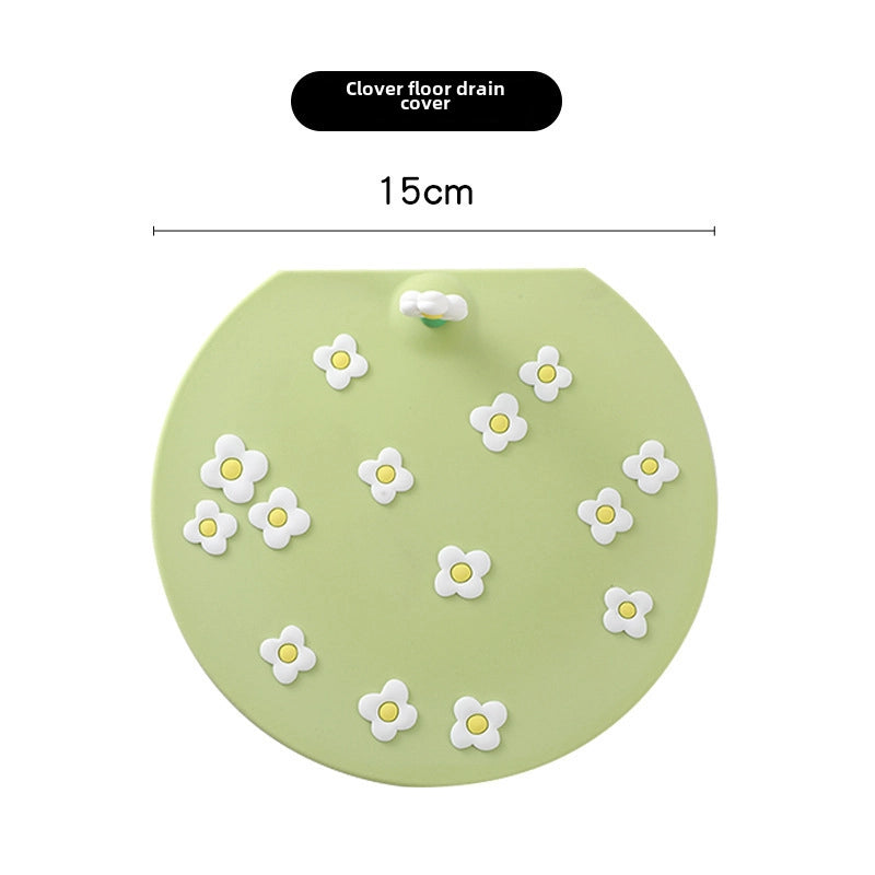 Sewer Floor Drain Deodorizer Bathroom Silicone Deodorant Mat Kitchen Toilet Silicone Deodorant Leak Cover
