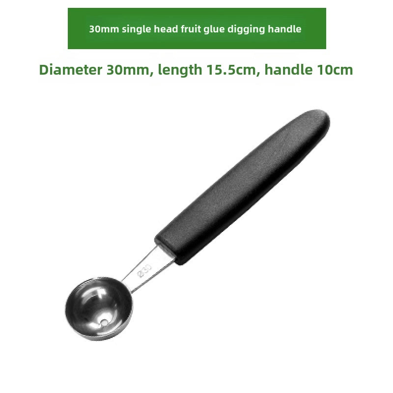 Stainless Steel Ball Digger Fruit Ball Round Spoon Ice Cream Digging Spoon Multifunctional Set Fruit Cutting Split Carved Knife
