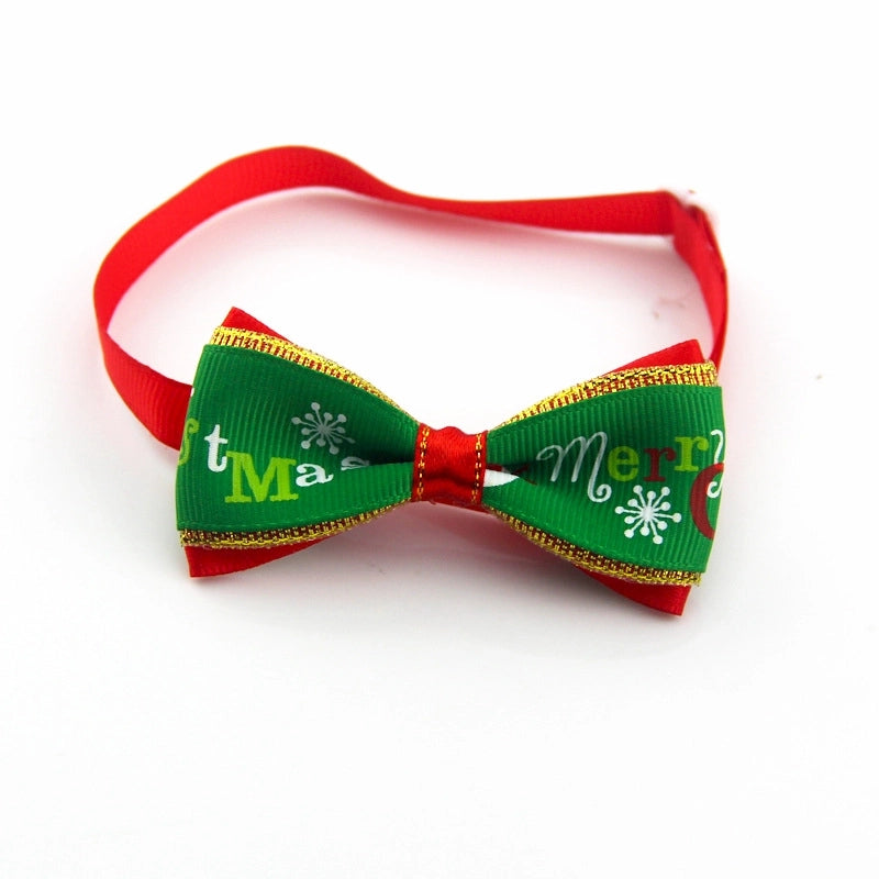 Christmas Single-Sided Velvet Christmas Letter Pet Accessories