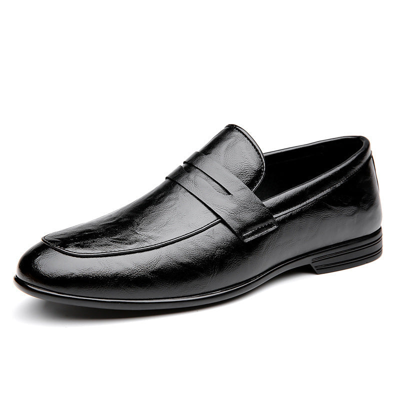 Men's British Leather Fashion Trend Casual Shoes