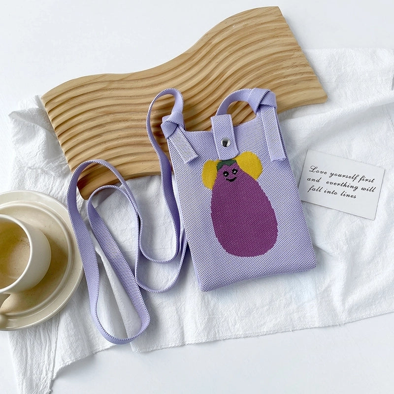 Women's Small Polyester Cartoon Heart Shape Basic Vintage Style Square Open Phone Wallets