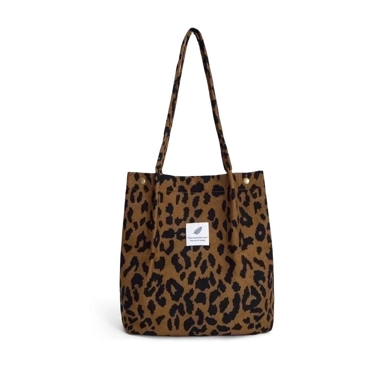 Corduroy Temperament High Capacity Bag