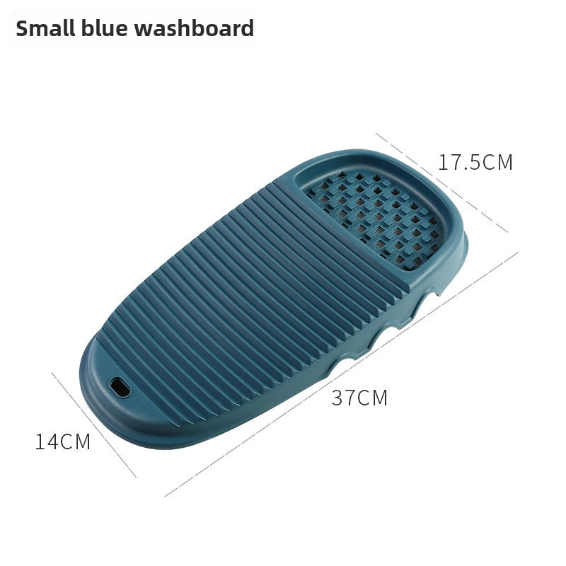 Laundry Board Dual-Use Nordic Style Large Household Thickened Plastic Soap Slot With Soap Holder Washing Clothes Mat Hand Rubbing Washing Board