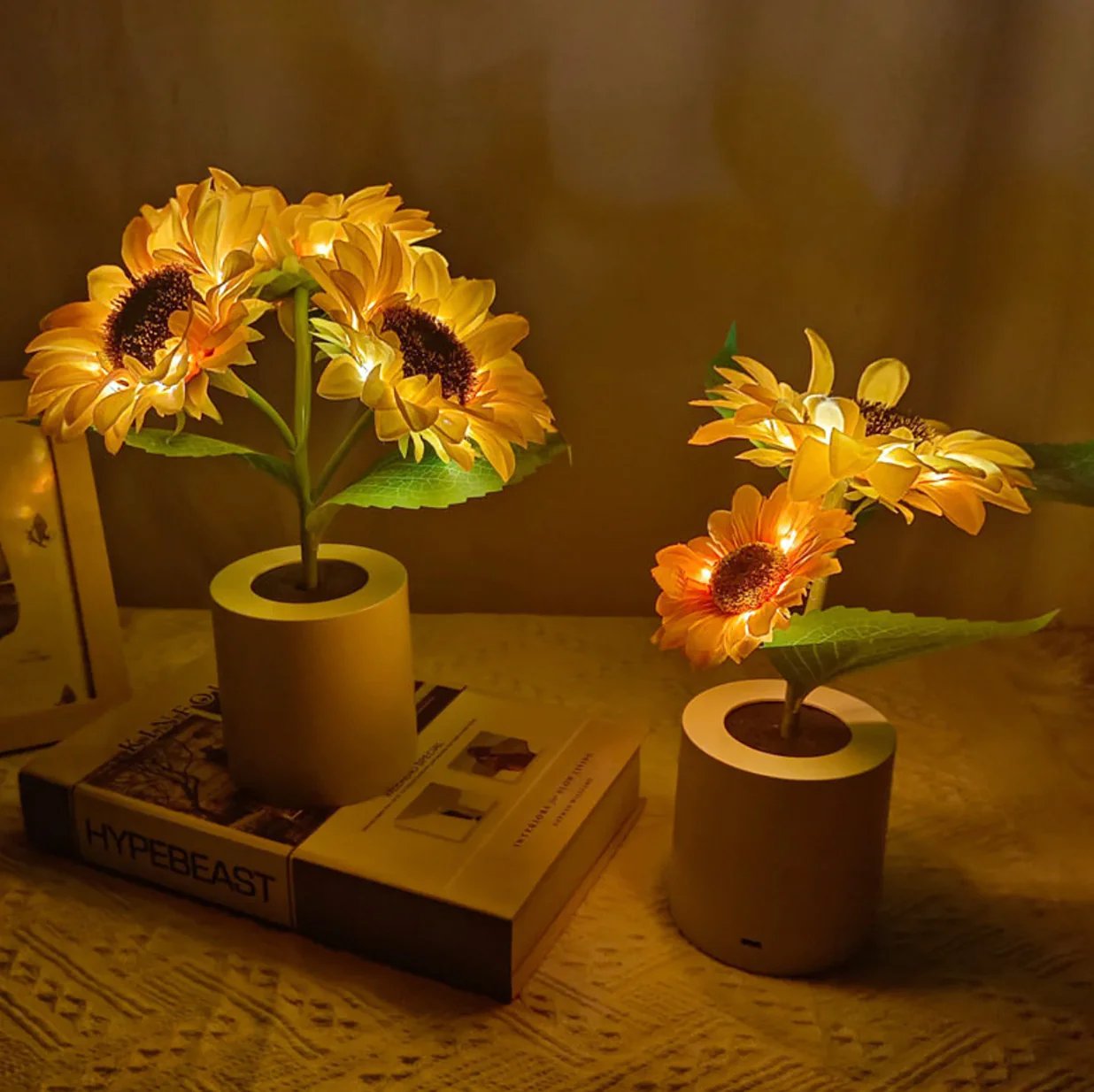 🌻 Sunflower led simulation small night light🌻