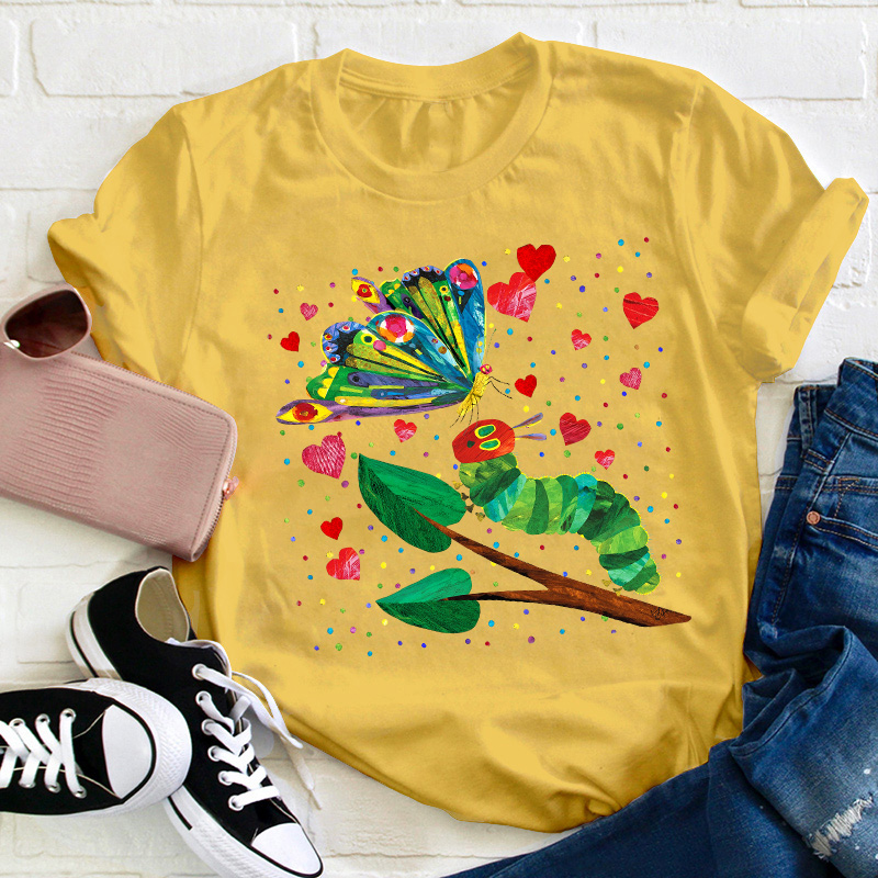 Sweet Caterpillar Teacher T-Shirt