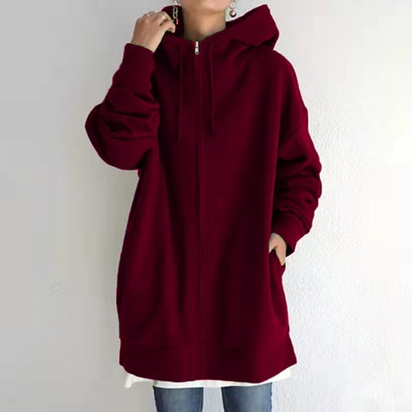 🌷HOT SLAE 49% OFF🌷Women's Autumn/Winter Zipper Hooded Sweater