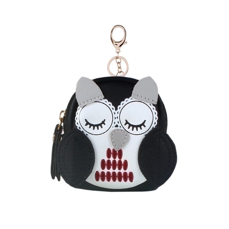 Women's Cartoon Pu Leather Zipper Coin Purses