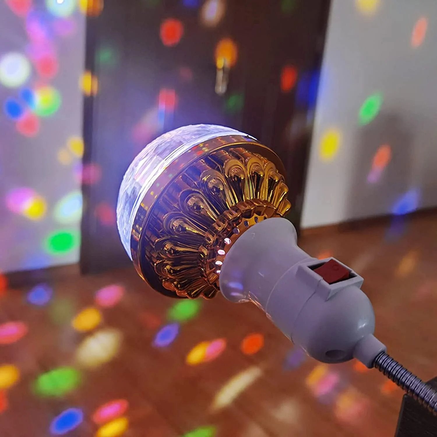 Bunte rotierende Disco-Leuchte