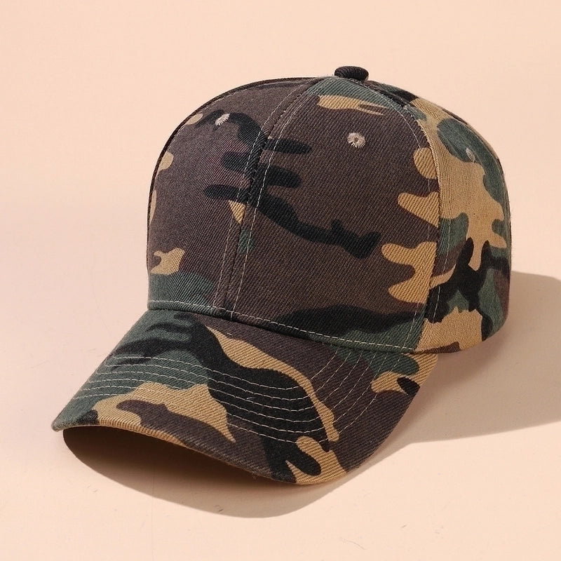 Unisex Minimalist Camouflage Curved Eaves Baseball Cap