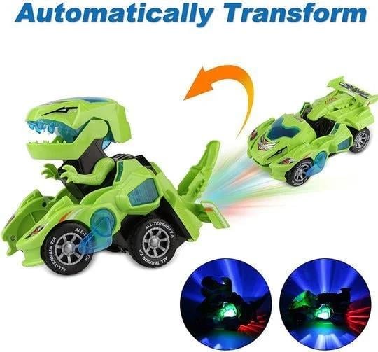 🔥  Special Sale 48% OFF🎁 LED DINOSAUR TRANSFORMATION CAR TOY