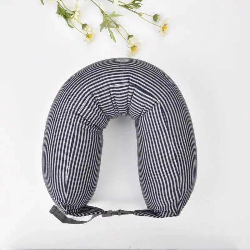 Good Product Foam Particle Pillow Unprinted U-shaped Pillow Cervical Pillow Travel Pillow Neck Pillow Waist Pillow A Generation Of Hair