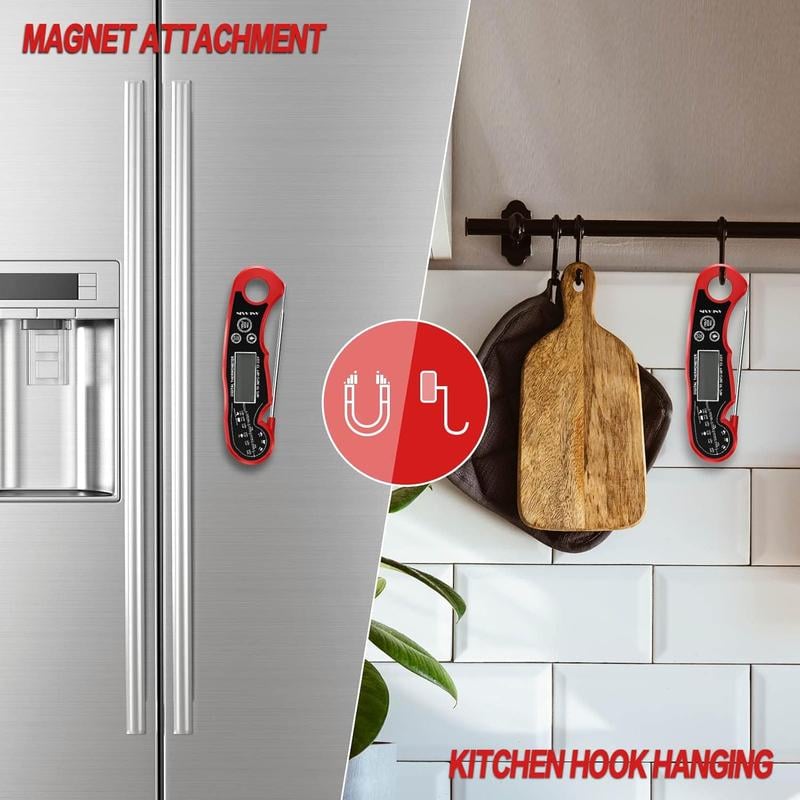 Meat Thermometer with Digital and LCD