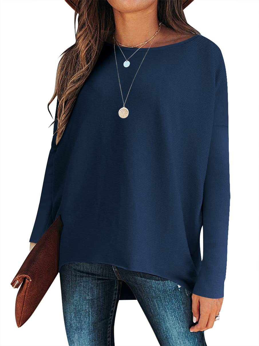 ✨Hot Sale 49% OFF⭐women's Irregular Oversized Dolman Sleeve Knitted Pullover (Free Shipping)