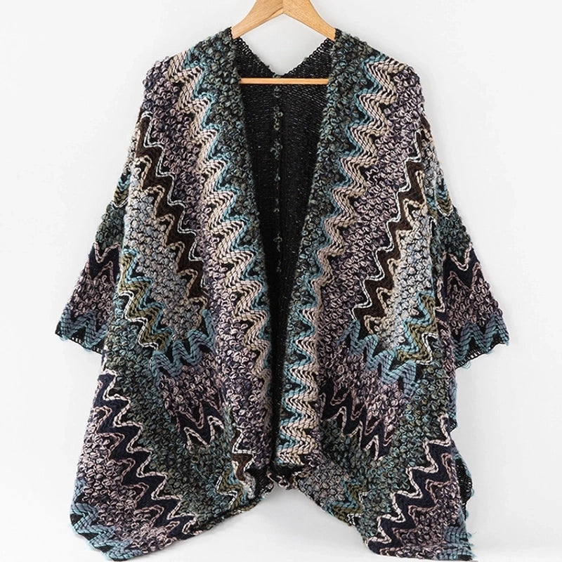 Women's Streetwear Plaid Imitation Cashmere Tassel Shawl