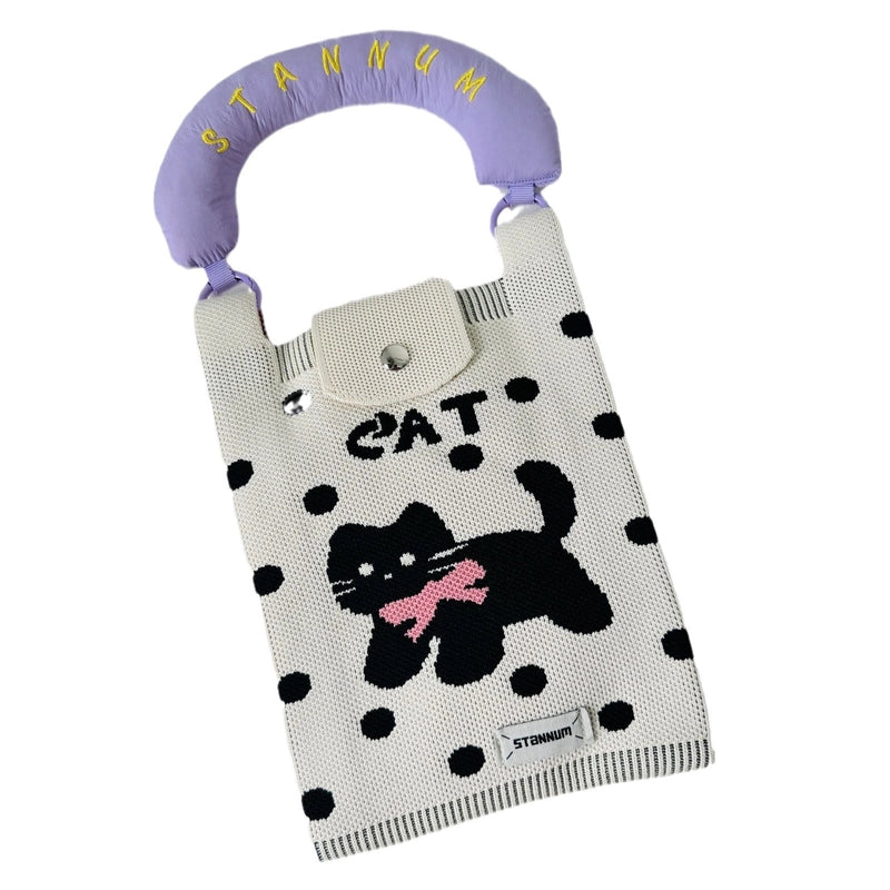 Women's Small Polyester Animal Letter Streetwear Square Magnetic Buckle Handbag