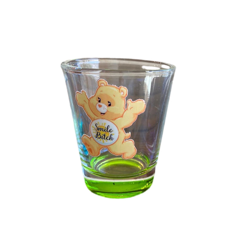 Swear Bears Shot Glasses. 6 Pieces