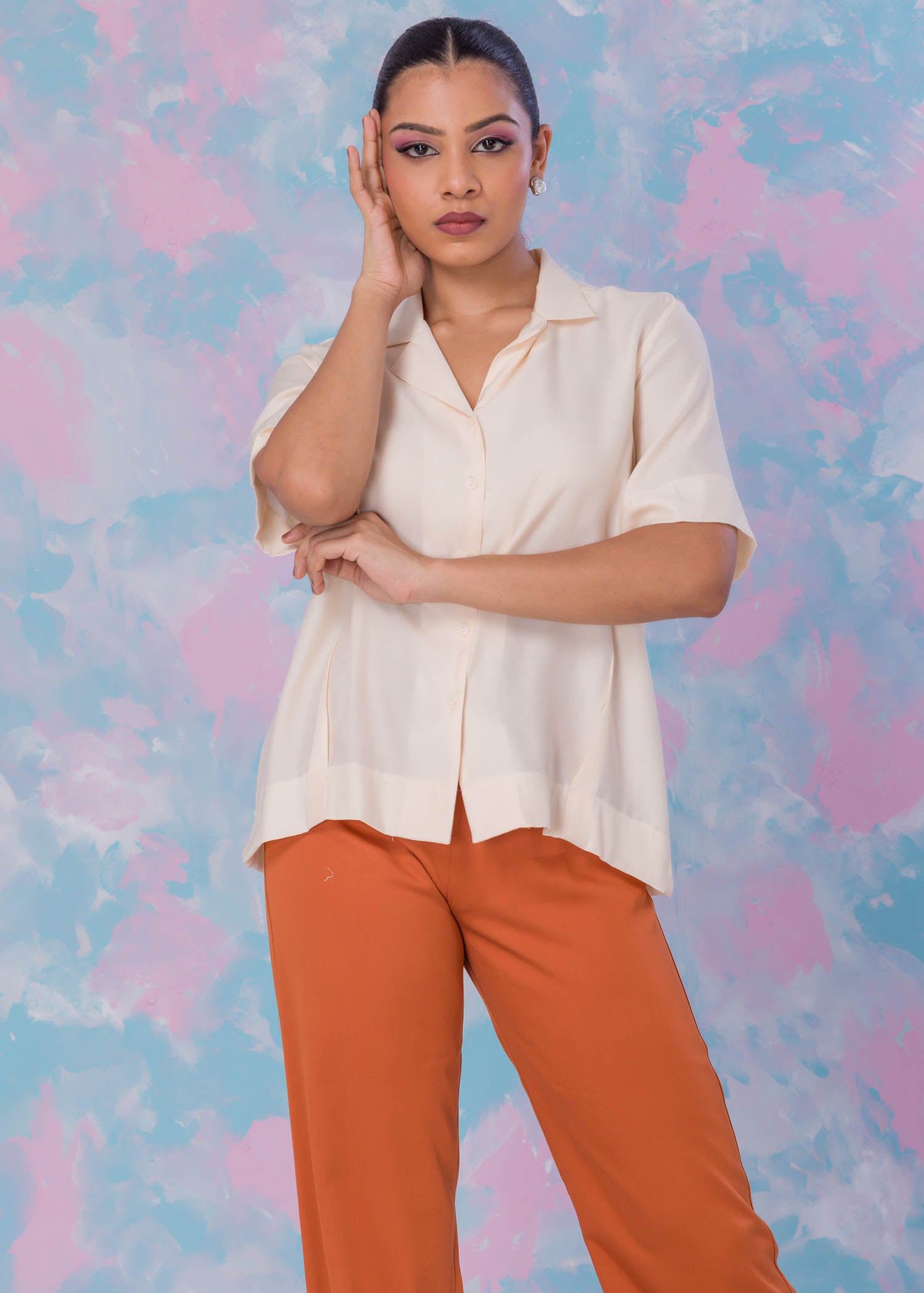 Cuban Collar Blouse