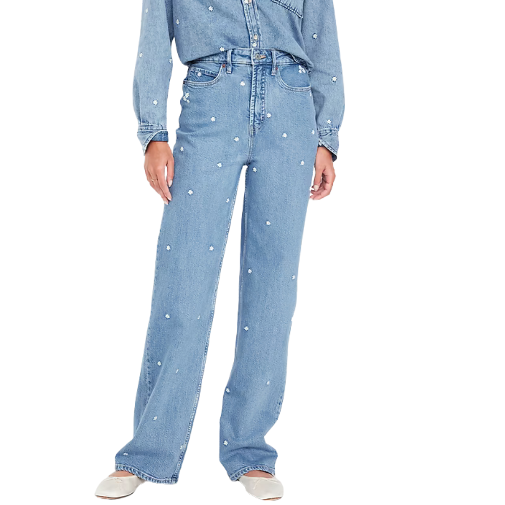 Extra High Rise Wide Leg Jeans