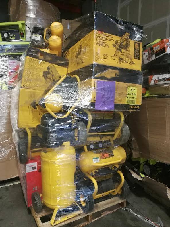 🎁2025  Amazon Customer Returns Tool Pallets Online⭐Buy 7 FOOT TALL “MONSTER” PALLETS Online
