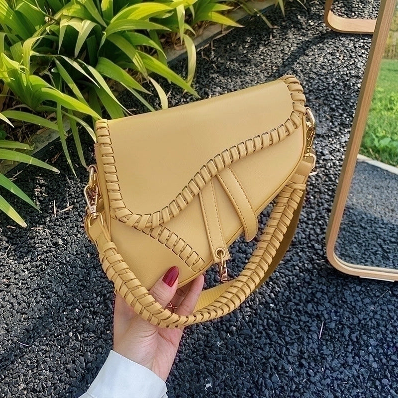 Small Pu Leather Saddle Bag
