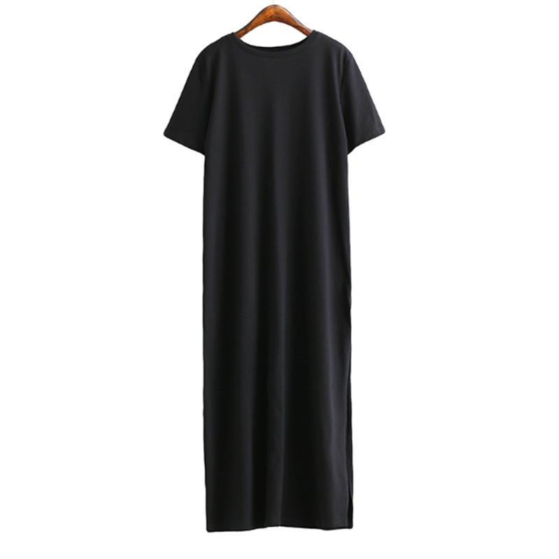 High Slit Shirt Dress