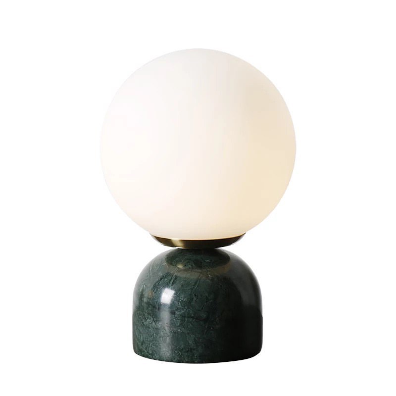 Minimalist Globe Table Lamp with High quality MARBLE Base