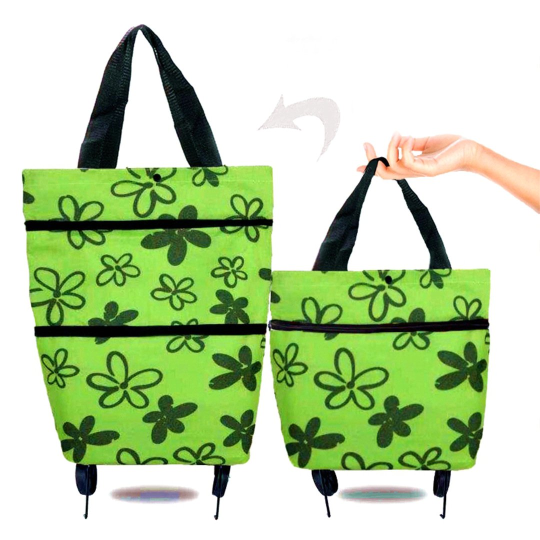 🎄Hot Sale🎁 - Foldable Shopping Trolley Tote Bag