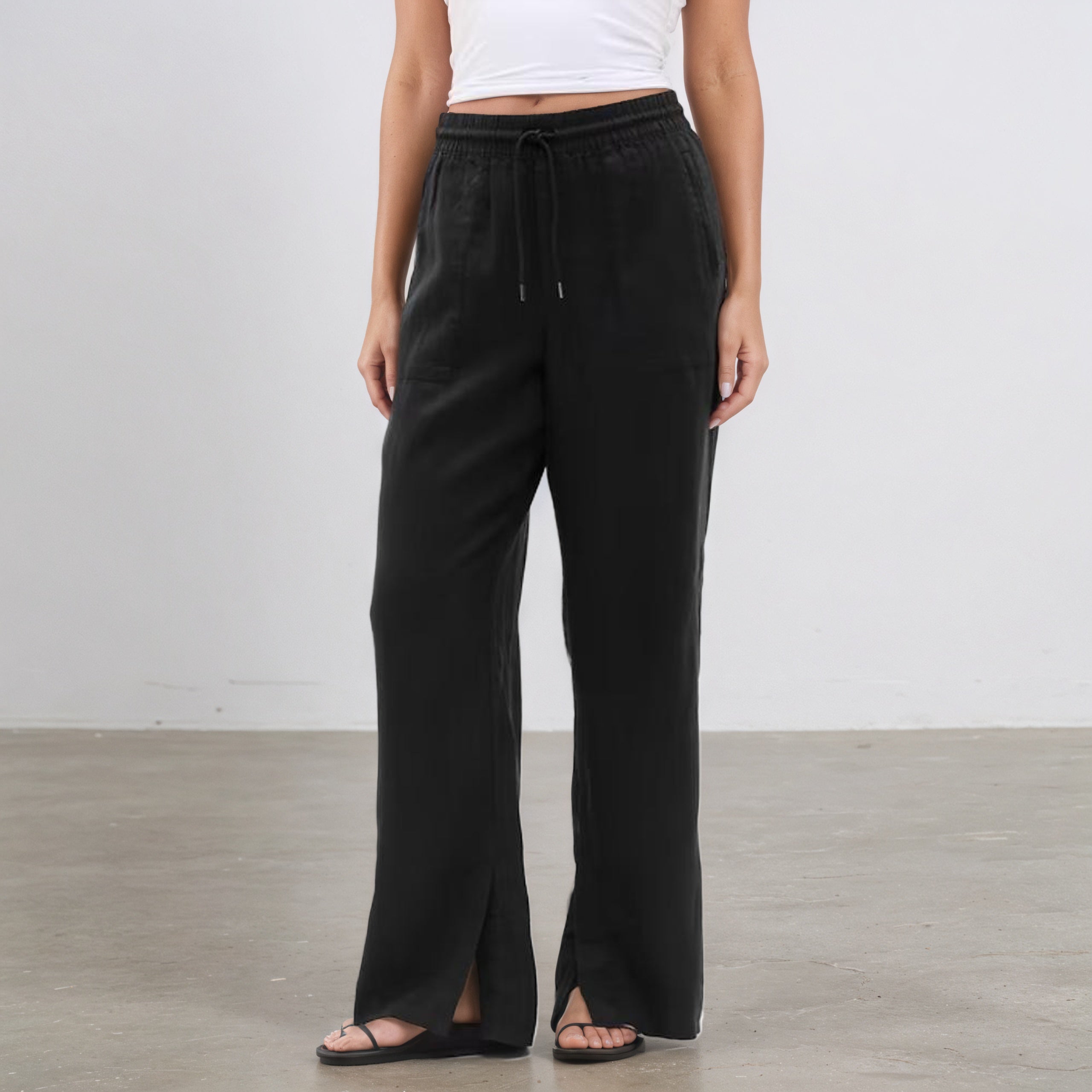 Women's Retreat Linen High Rise Wide Leg Pant