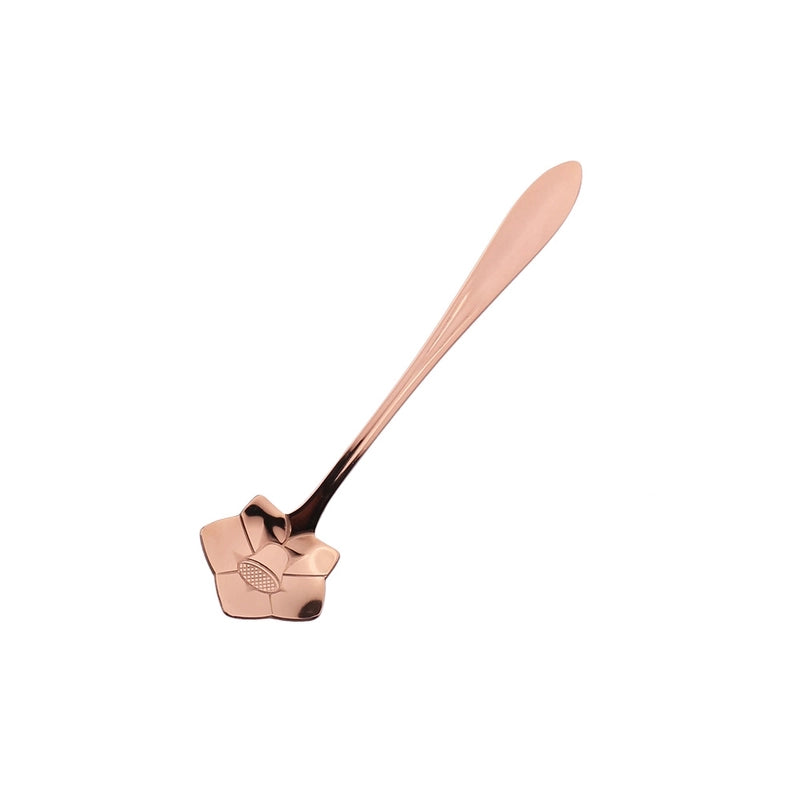 Vacation Flower Stainless Steel Spoon 1 Piece 1 Set