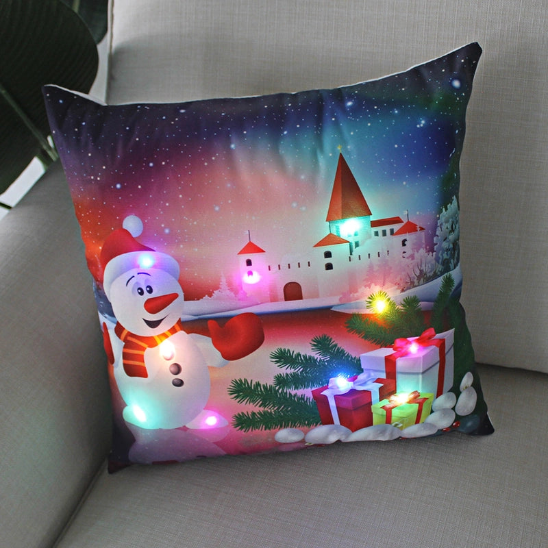 Fashion Santa Claus Plush Pillow Cases