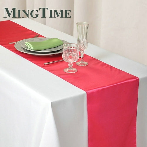 Satin Table Runner 30cm X 275cm Wedding Party Supply Christmas Home