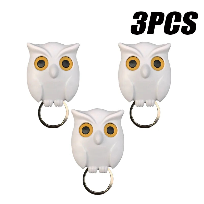 Magnetic Owl Keychain