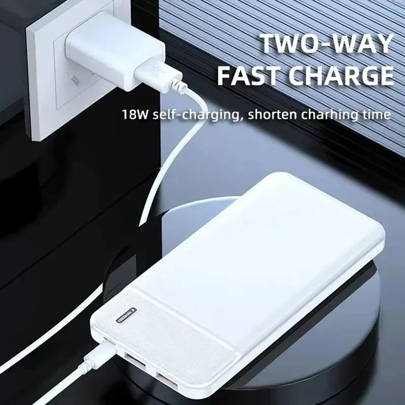 50000mAh High Capacity Power Bank Fast Charging Portable Charger External Battery for IPhone Samsung and Xiaomi Powerbank New