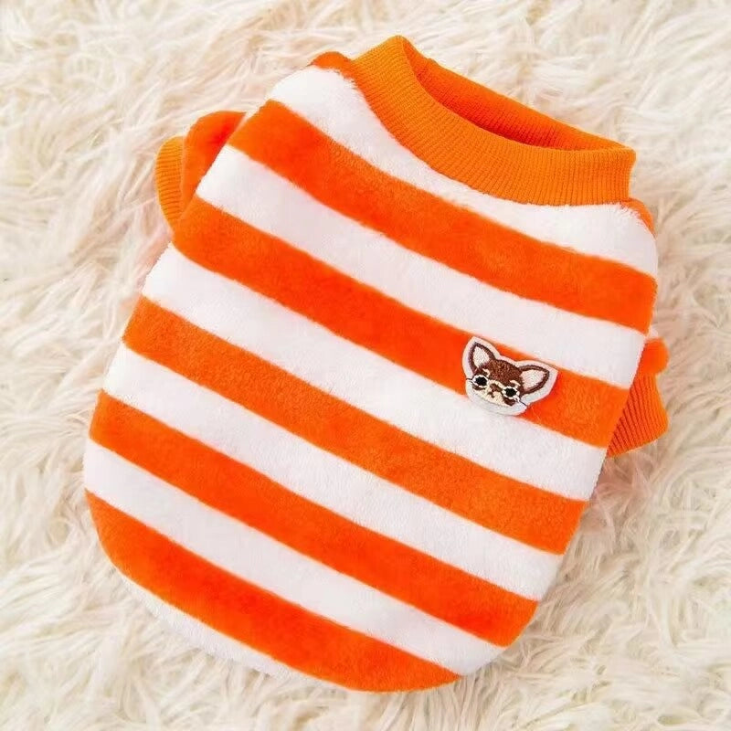 Cute Small Dog Clothes Spring Autumn Collection For Corgi  Bulldog Teddy Bichon Puppies Kittens Thin Pet Outfits