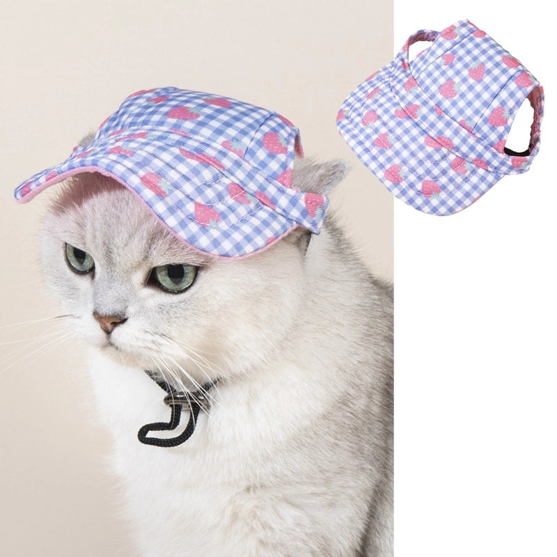 Minimalist Polyester Cartoon Pet Hat