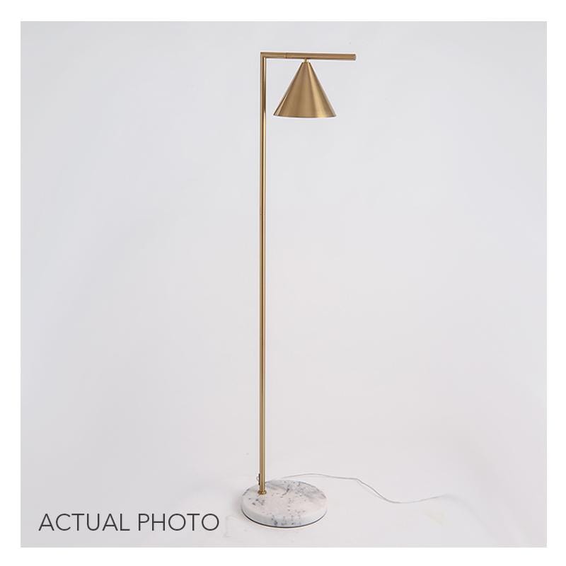 Clarice | Gold x Marble Floor Lamp