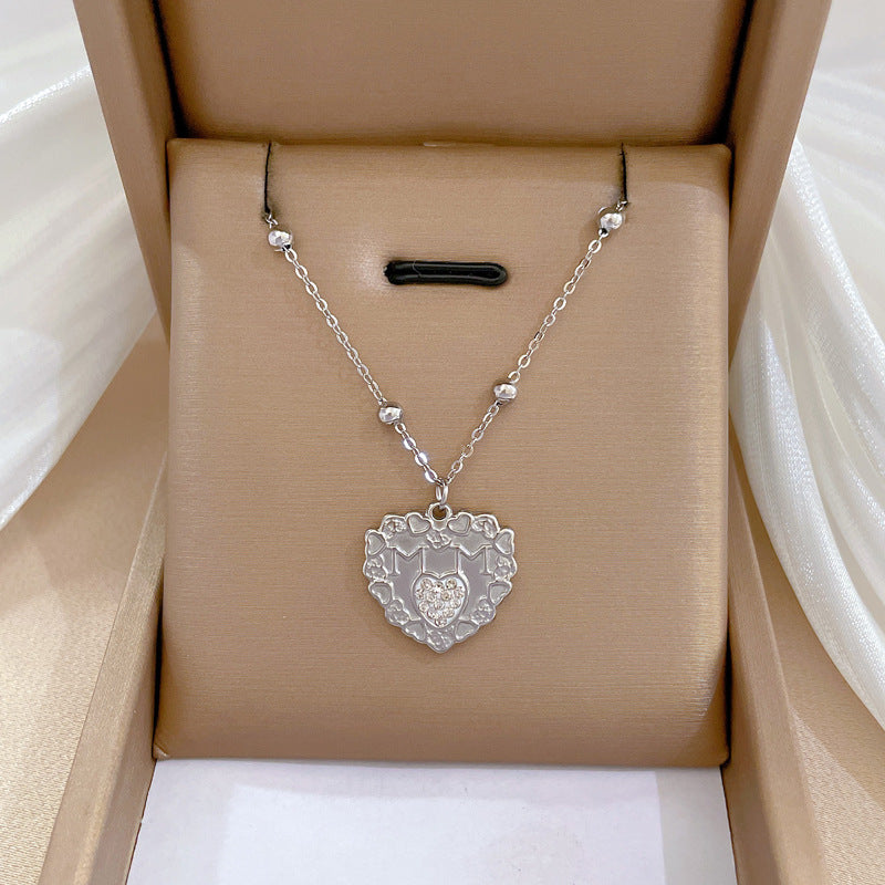Fashion Geometric Titanium Steel Electroplating Necklaces