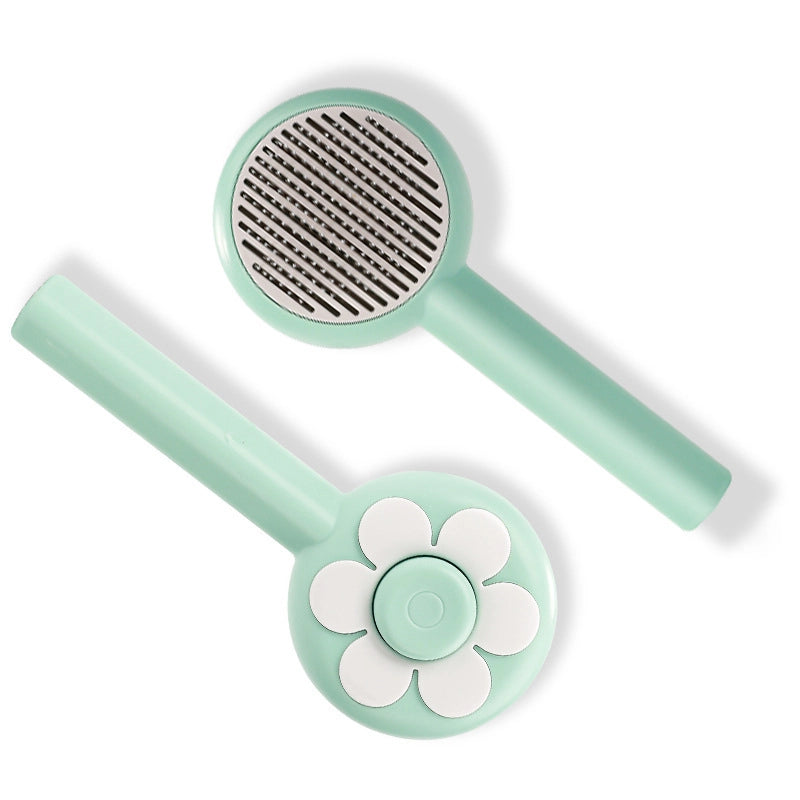 Pet Comb In Stock Stainless Steel Needle Floating Hair Removal Cat Comb Cleaning Beauty Supplies Dog Comb