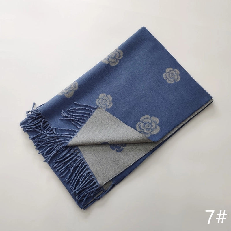 Women's Cute Sweet Printing Imitation Cashmere Polyester Scarf