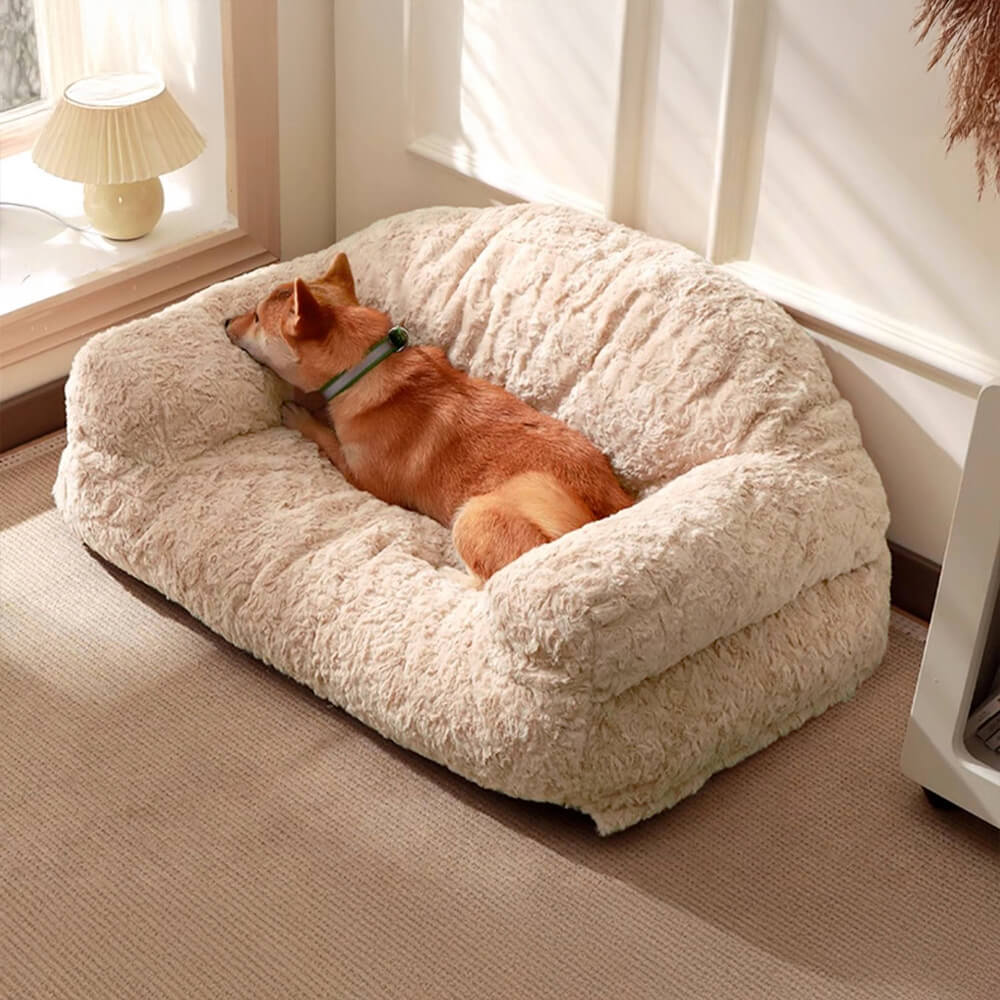 Cozy Full Support Warm Removable Washable Dog & Cat Sofa Bed