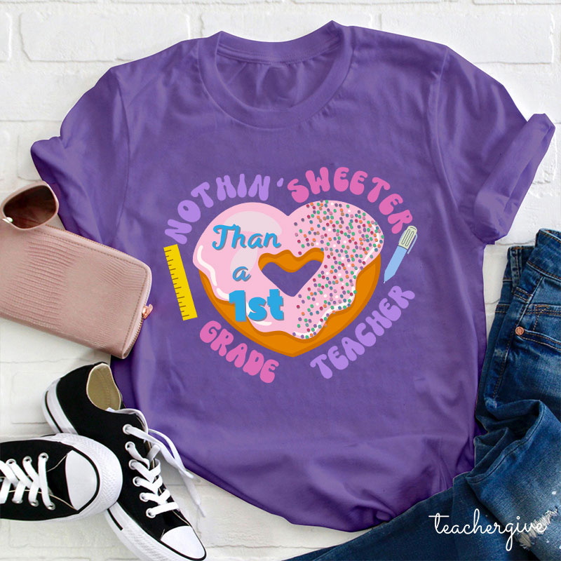 Personalized Nothing Sweeter Than A Teacher T-Shirt