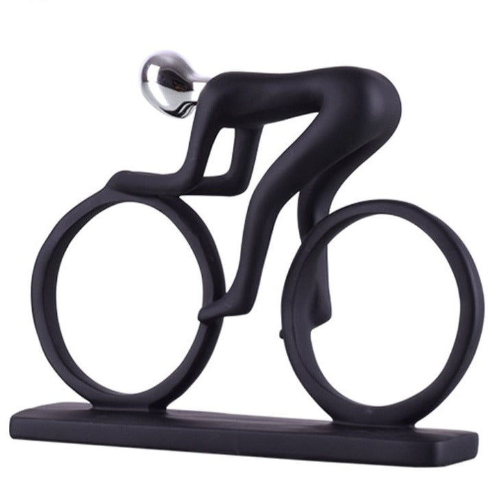 Nordic Abstract Cyclist Sculpture