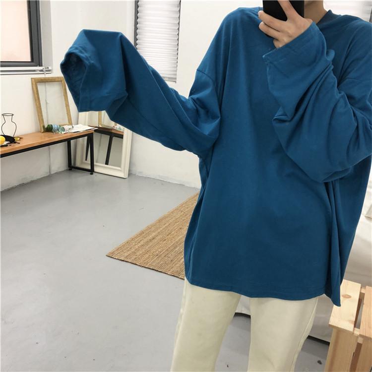 Drop Shoulder Oversized Long Sleeve Tee