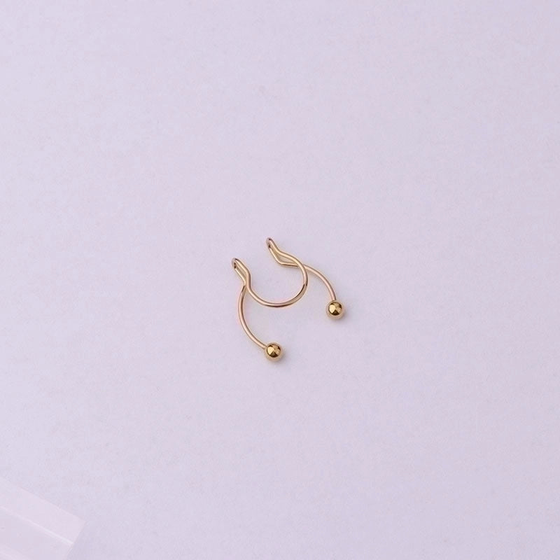 Nose Rings & Studs Geometric 316 Stainless Steel  Plating