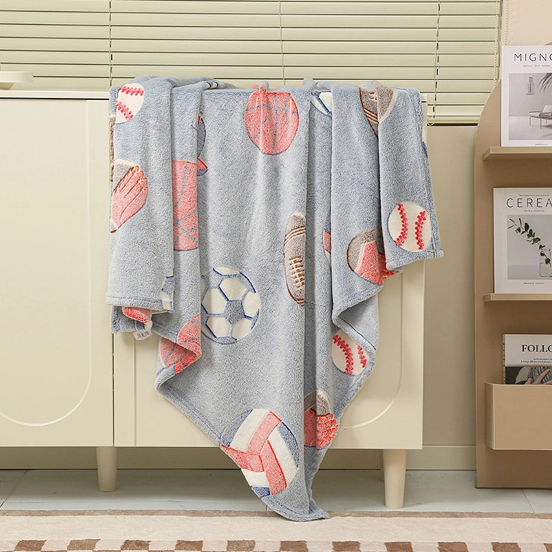 Cute Dinosaur Star  Fabric Blanket Bedding