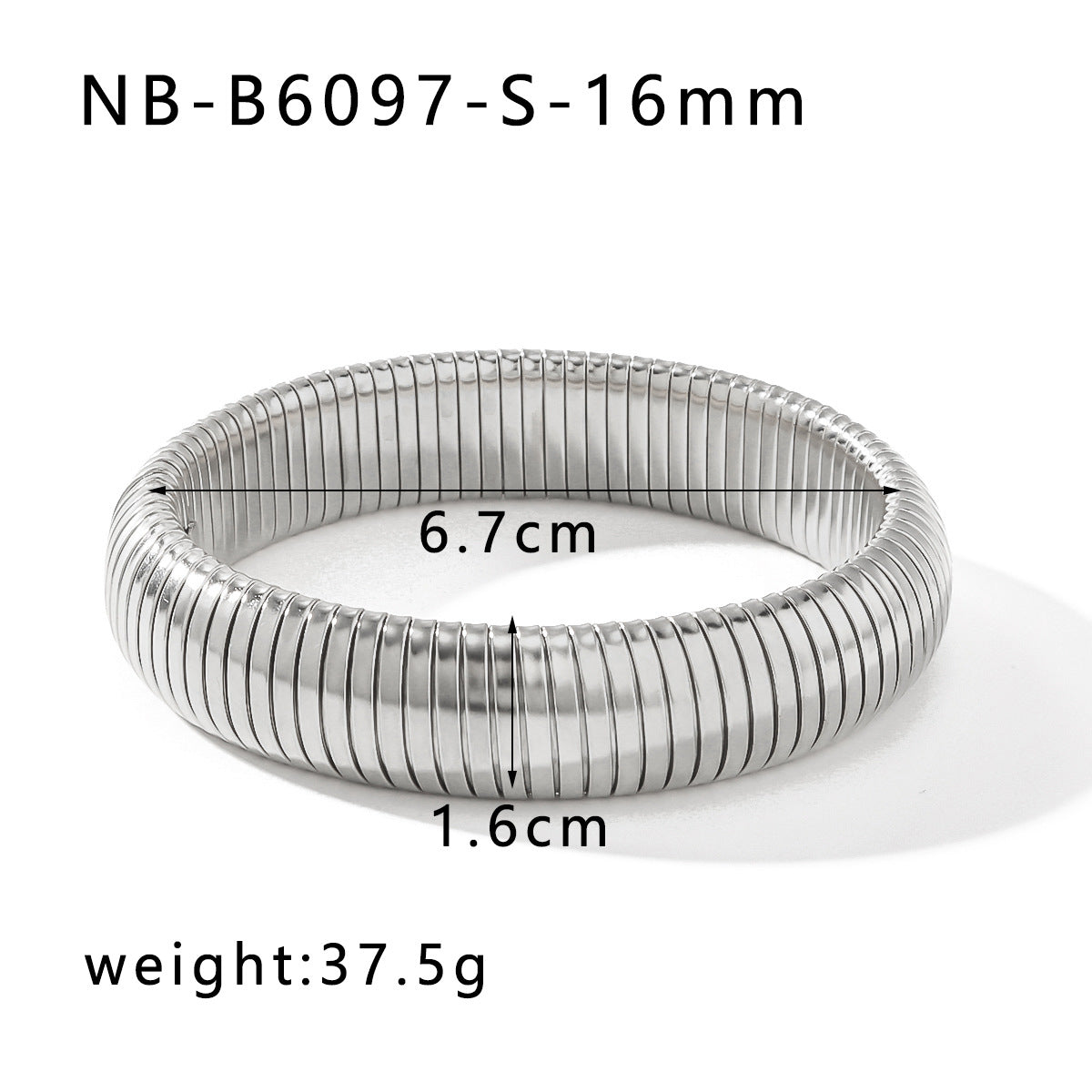 Circle Stainless Steel Electroplating Bangles