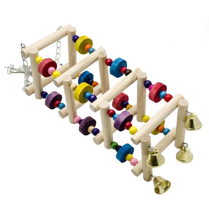Wooden Bird Swing Ladder Toy
