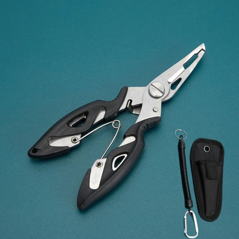 Multifunctional fishing pliers set(  Plier+Anti-drop cord+bag)